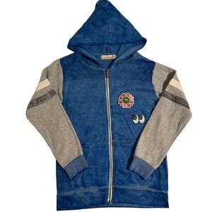 Vintage Havana Zip Hoodie Sweatshirt Girls XL